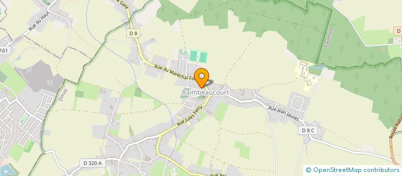 localisation de l'entreprise MONSIEUR ROMAIN VAN OOST  RAIMBEAUCOURT