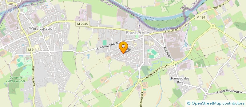 localisation de l'entreprise MONSIEUR ROMAIN VANDAMME  BOUSBECQUE