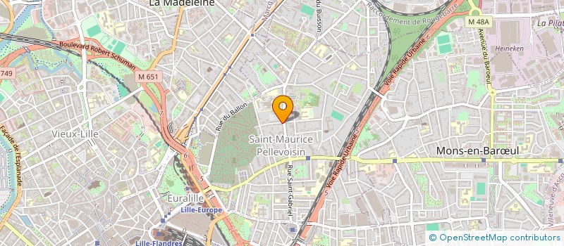 localisation de l'entreprise MONSIEUR ROMAIN VANDERBERGUE  LILLE