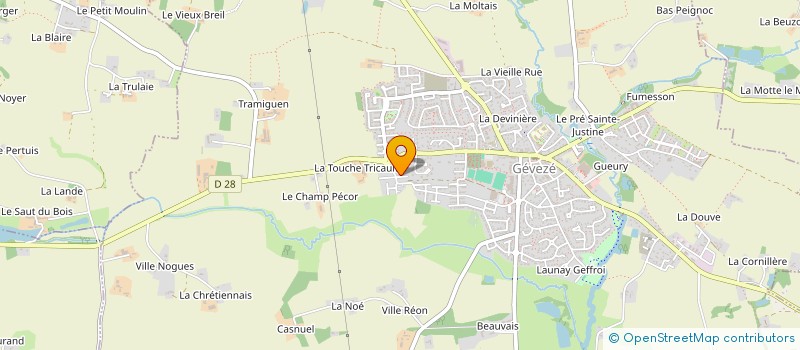 localisation de l'entreprise MONSIEUR ROMAIN VANDERKELEN  GEVEZE