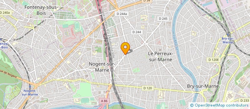 localisation de l'entreprise MONSIEUR ROMAIN VARGUET à LE PERREUX-SUR-MARNE
