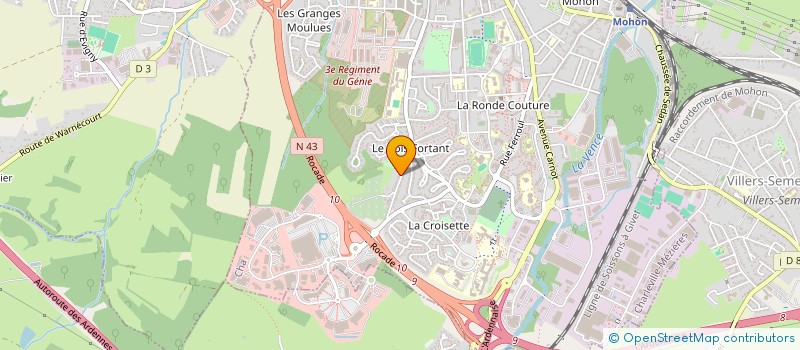 localisation de l'entreprise MONSIEUR ROMAIN VASSANT  CHARLEVILLE-MEZIERES