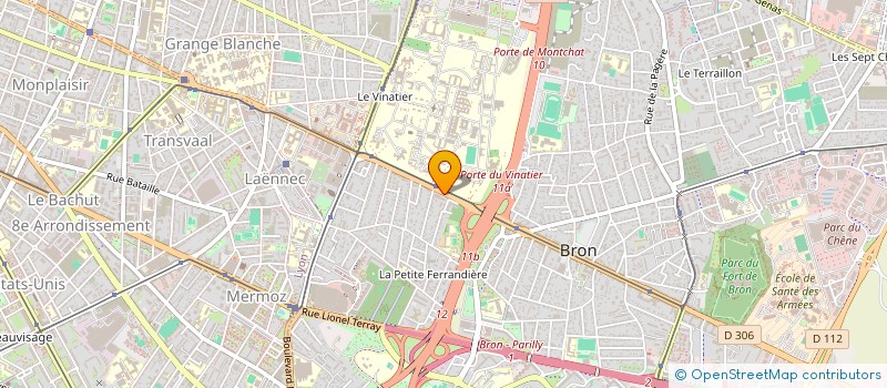 localisation de l'entreprise MONSIEUR ROMAIN VAUTEY  BRON