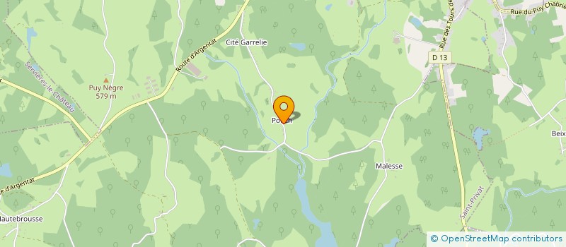 localisation de l'entreprise MONSIEUR ROMAIN VECHAMBRE  SAINT-CIRGUES-LA-LOUTRE