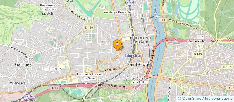 localisation de l'entreprise MONSIEUR ROMAIN VELASQUEZ à SAINT-CLOUD
