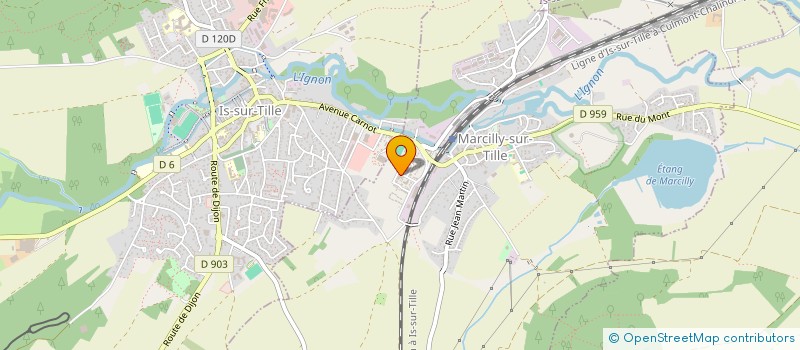 localisation de l'entreprise MONSIEUR ROMAIN VENTO  MARCILLY-SUR-TILLE