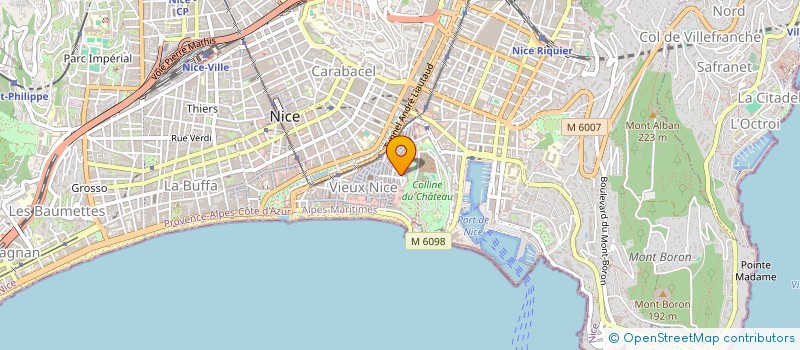 localisation de l'entreprise MONSIEUR ROMAIN VENZAL à NICE