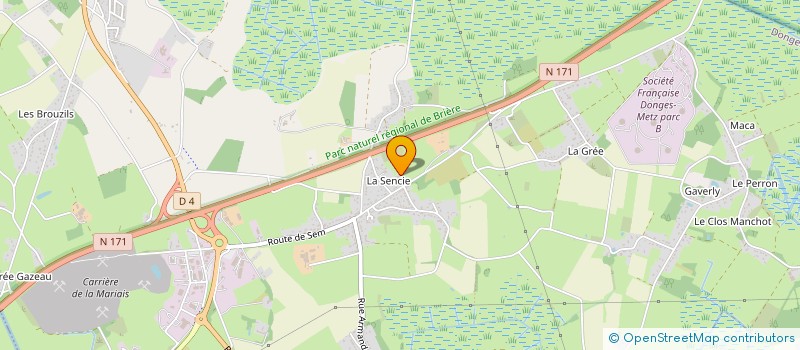 localisation de l'entreprise MONSIEUR ROMAIN VERA  DONGES