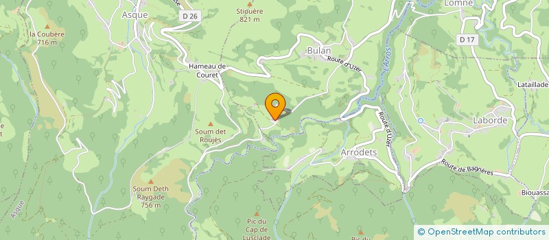 localisation de l'entreprise MONSIEUR ROMAIN VERDIER  ESPARROS