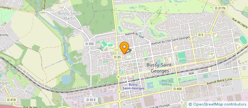 localisation de l'entreprise MONSIEUR ROMAIN VERDIERE  BUSSY-SAINT-GEORGES