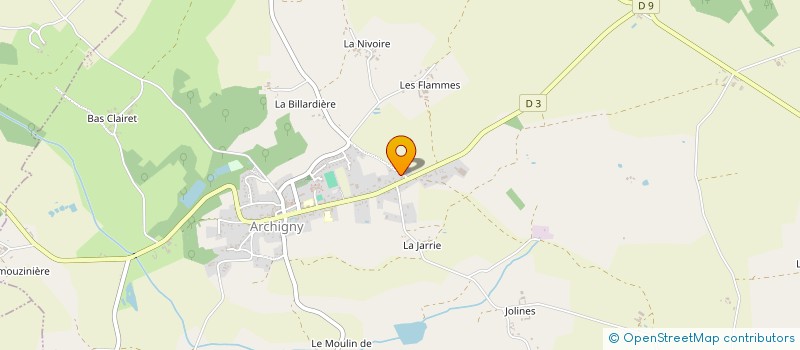 localisation de l'entreprise MONSIEUR ROMAIN VERDUN  ARCHIGNY