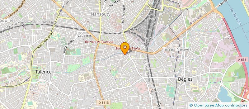 localisation de l'entreprise MONSIEUR ROMAIN VERGES à BEGLES
