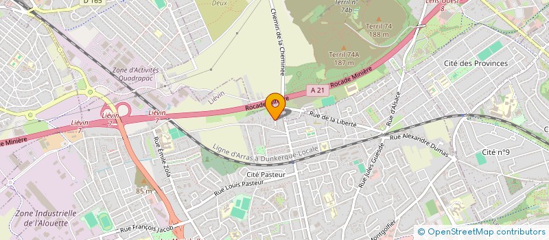 localisation de l'entreprise MONSIEUR ROMAIN VERHACK  LIEVIN