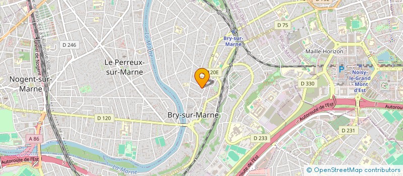 localisation de l'entreprise MONSIEUR ROMAIN VERNILLET  BRY-SUR-MARNE