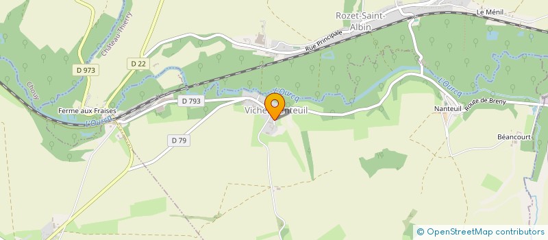 localisation de l'entreprise MONSIEUR ROMAIN VERON  VICHEL-NANTEUIL