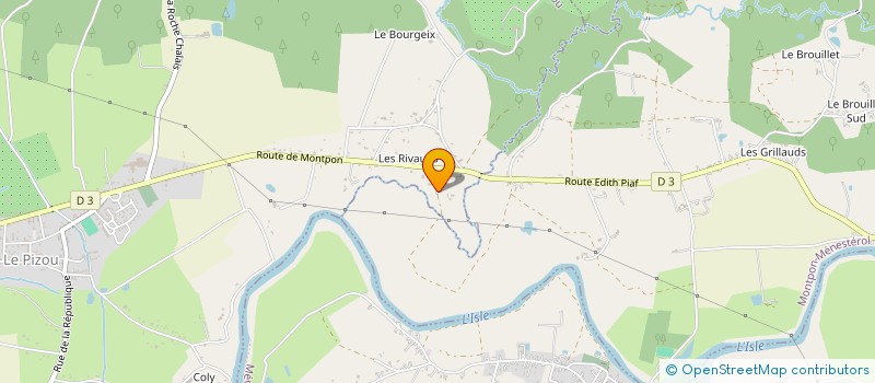 localisation de l'entreprise MONSIEUR ROMAIN VEYSSEYRE  LE PIZOU