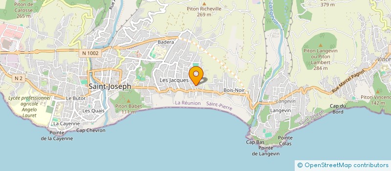 localisation de l'entreprise MONSIEUR ROMAIN VICTOIRE à SAINT-JOSEPH