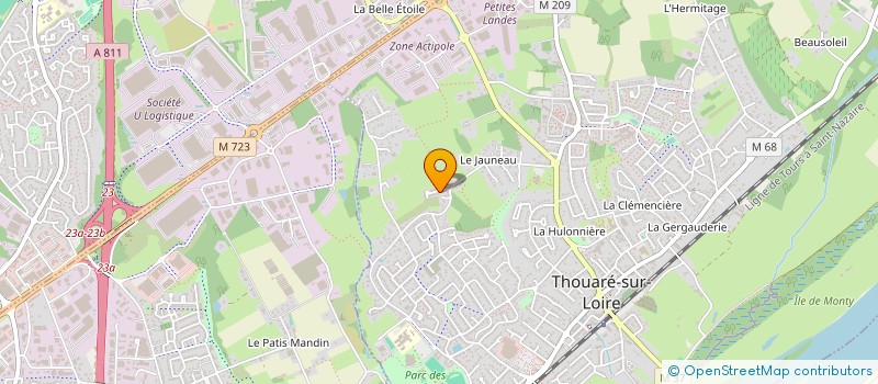 localisation de l'entreprise MONSIEUR ROMAIN VICTOR  THOUARE-SUR-LOIRE