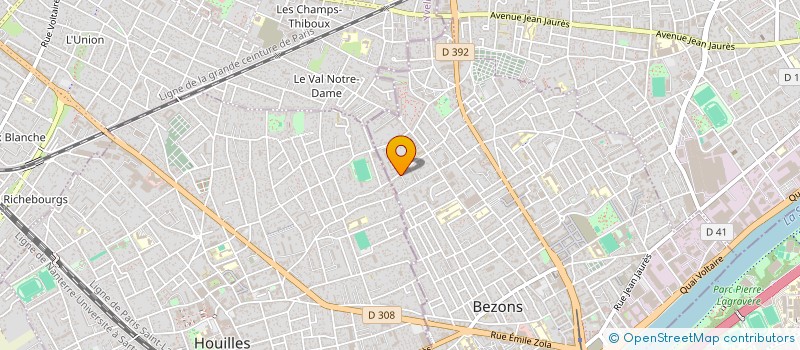 localisation de l'entreprise MONSIEUR ROMAIN VIDAL à BEZONS