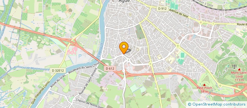 localisation de l'entreprise MONSIEUR ROMAIN VIDAL à AGDE