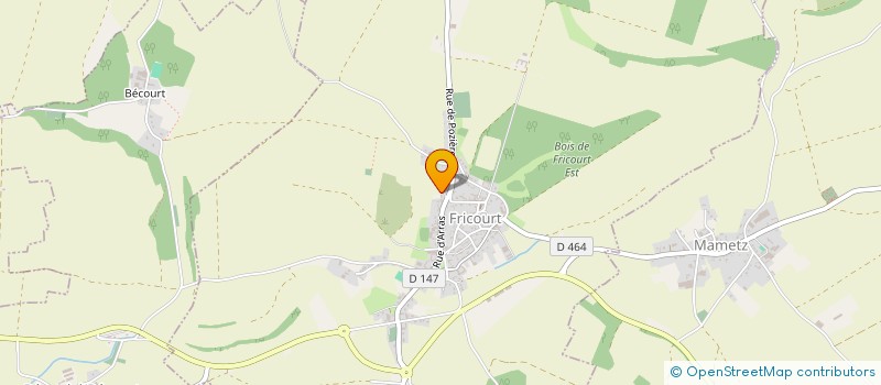 localisation de l'entreprise MONSIEUR ROMAIN VIDAL  FRICOURT