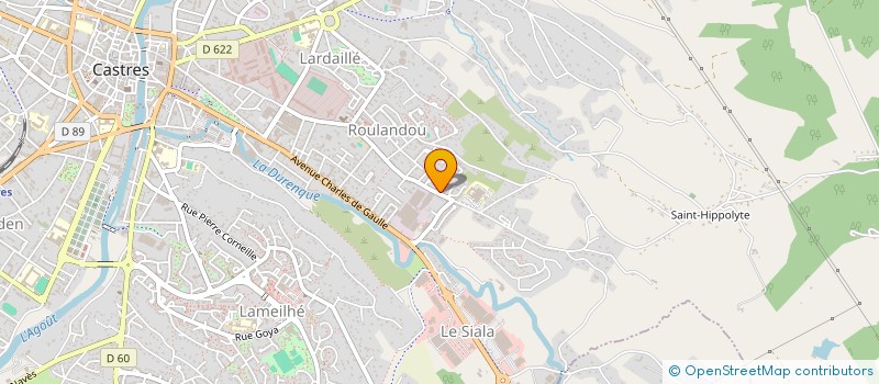 localisation de l'entreprise MONSIEUR ROMAIN VIDAL  LE CREUSOT