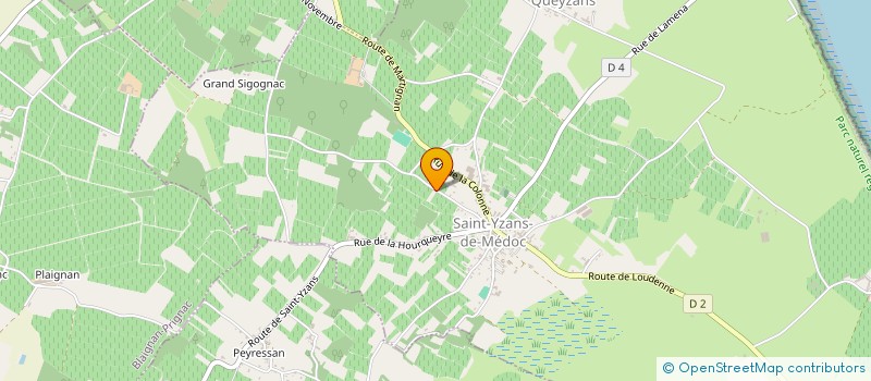 localisation de l'entreprise MONSIEUR ROMAIN VIEIRA-REBELO  SAINT-YZANS-DE-MEDOC