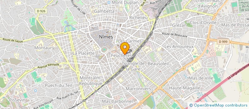 localisation de l'entreprise MONSIEUR ROMAIN VIGIER  NIMES