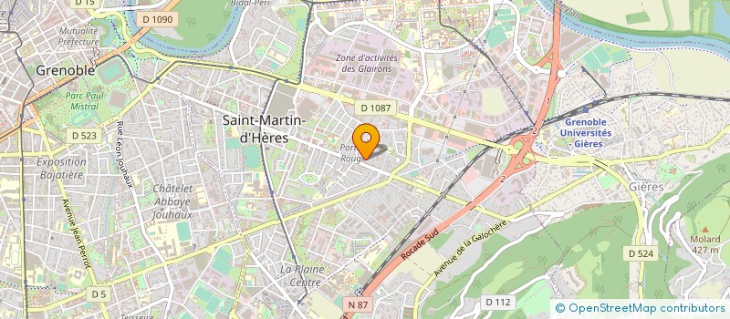 localisation de l'entreprise MONSIEUR ROMAIN VIGNAUD  SAINT-MARTIN-D'HERES