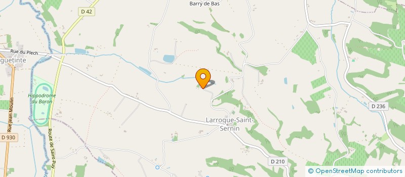 localisation de l'entreprise MONSIEUR ROMAIN VIGNAUX  LARROQUE-SAINT-SERNIN