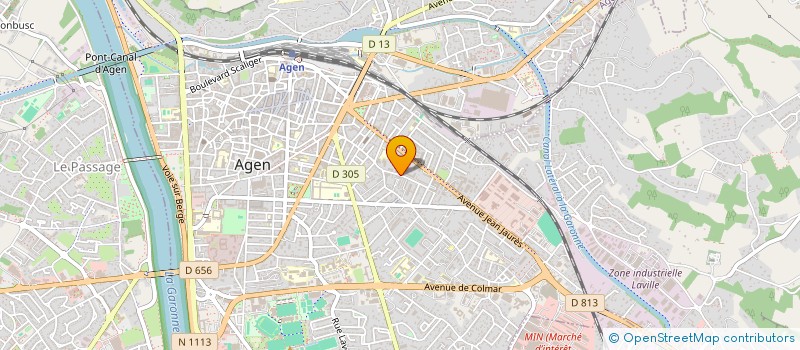 localisation de l'entreprise MONSIEUR ROMAIN VIGNEAU  AGEN