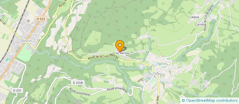 localisation de l'entreprise MONSIEUR ROMAIN VILLANI  CRETS EN BELLEDONNE