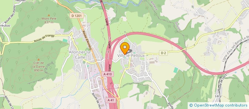 localisation de l'entreprise MONSIEUR ROMAIN VILLARD  VILLY-LE-PELLOUX