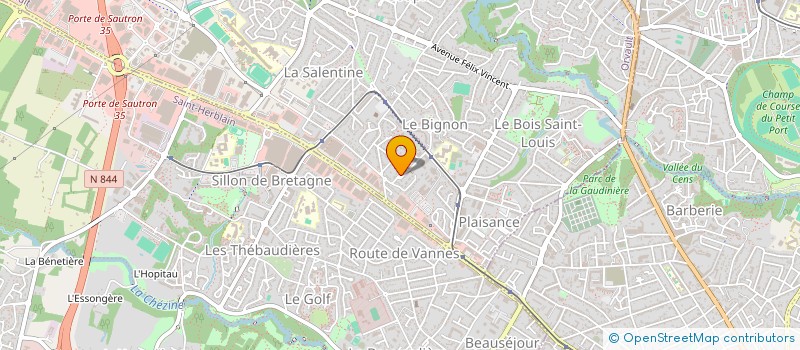 localisation de l'entreprise MONSIEUR ROMAIN VILLET à ORVAULT