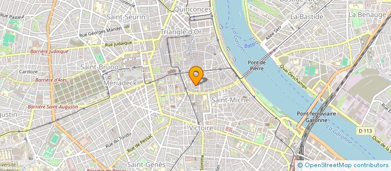 localisation de l'entreprise MONSIEUR ROMAIN VINCENT  BORDEAUX