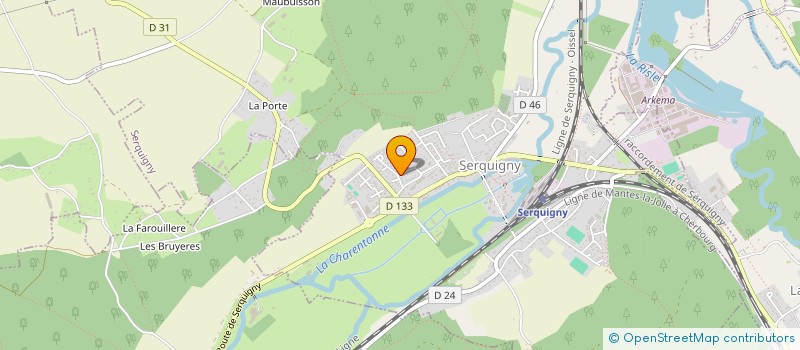 localisation de l'entreprise MONSIEUR ROMAIN VINETTE à SERQUIGNY