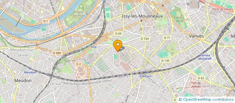 localisation de l'entreprise MONSIEUR ROMAIN VIOLLET à ISSY-LES-MOULINEAUX