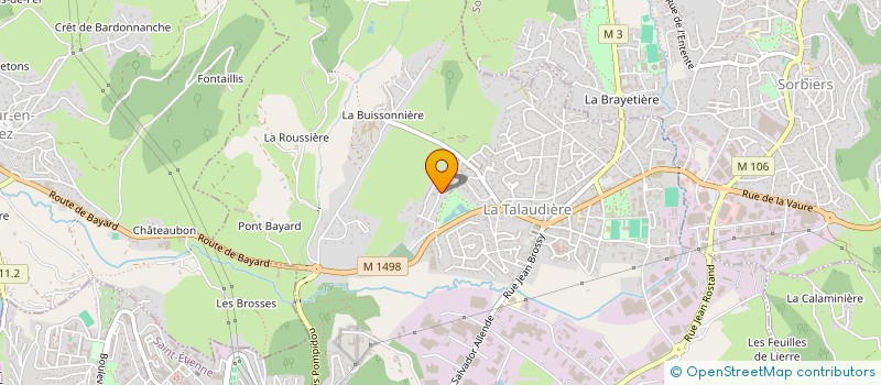 localisation de l'entreprise MONSIEUR ROMAIN VIRICEL à LA TALAUDIERE