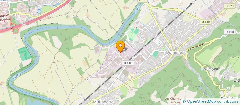 localisation de l'entreprise MONSIEUR ROMAIN VIROT  DOMENE