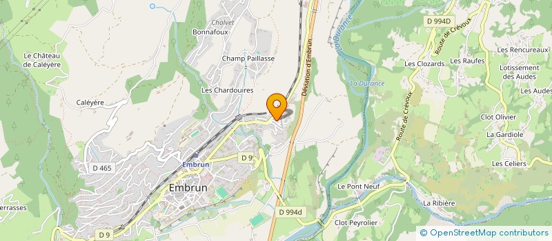 localisation de l'entreprise MONSIEUR ROMAIN VITALI à EMBRUN