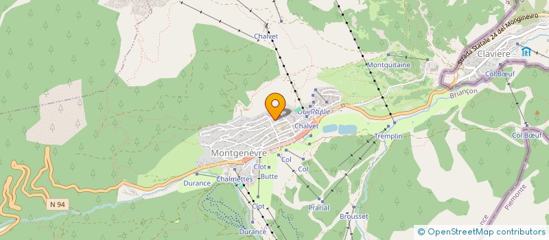 localisation de l'entreprise MONSIEUR ROMAIN VOIZARD  MONTGENEVRE