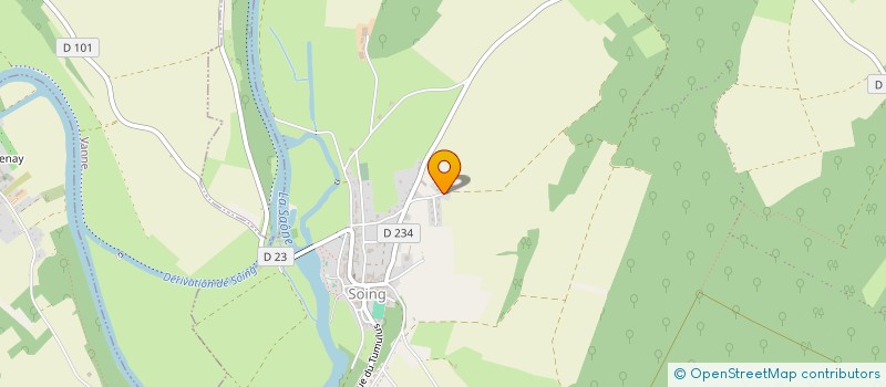 localisation de l'entreprise MONSIEUR ROMAIN VONIEZ  SOING-CUBRY-CHARENTENAY