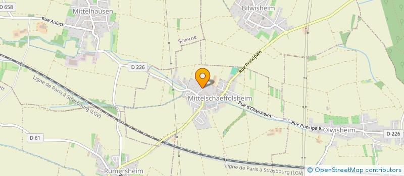 localisation de l'entreprise MONSIEUR ROMAIN WACK  MITTELSCHAEFFOLSHEIM