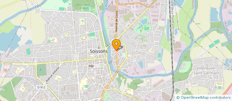 localisation de l'entreprise MONSIEUR ROMAIN WEEGER à SOISSONS