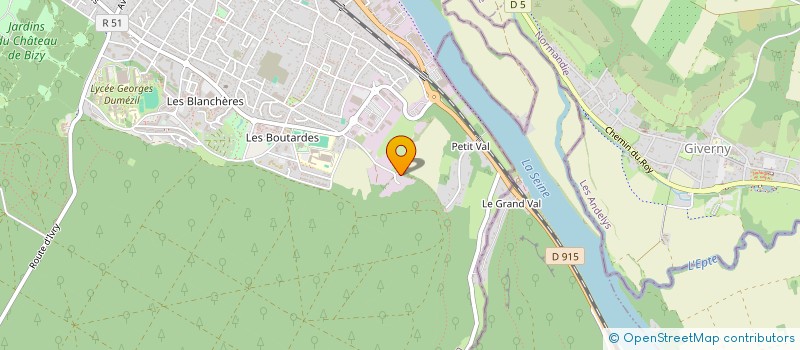 localisation de l'entreprise MONSIEUR ROMAIN WETLEY  VERNON