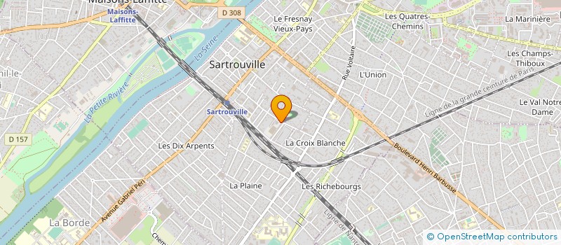 localisation de l'entreprise MONSIEUR ROMAIN WEYER  SARTROUVILLE