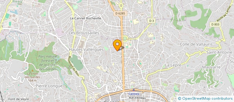 localisation de l'entreprise MONSIEUR ROMAIN WIECEK à CANNES