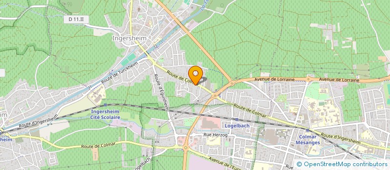 localisation de l'entreprise MONSIEUR ROMAIN WITTMANN  INGERSHEIM