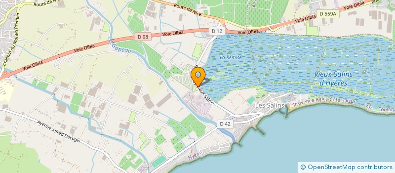 localisation de l'entreprise MONSIEUR ROMAIN YEBGUI à HYERES