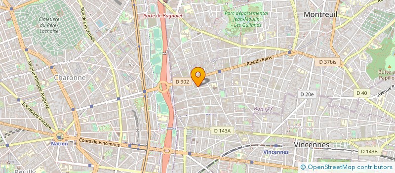 localisation de l'entreprise MONSIEUR ROMAIN YVES BRUN à MONTREUIL
